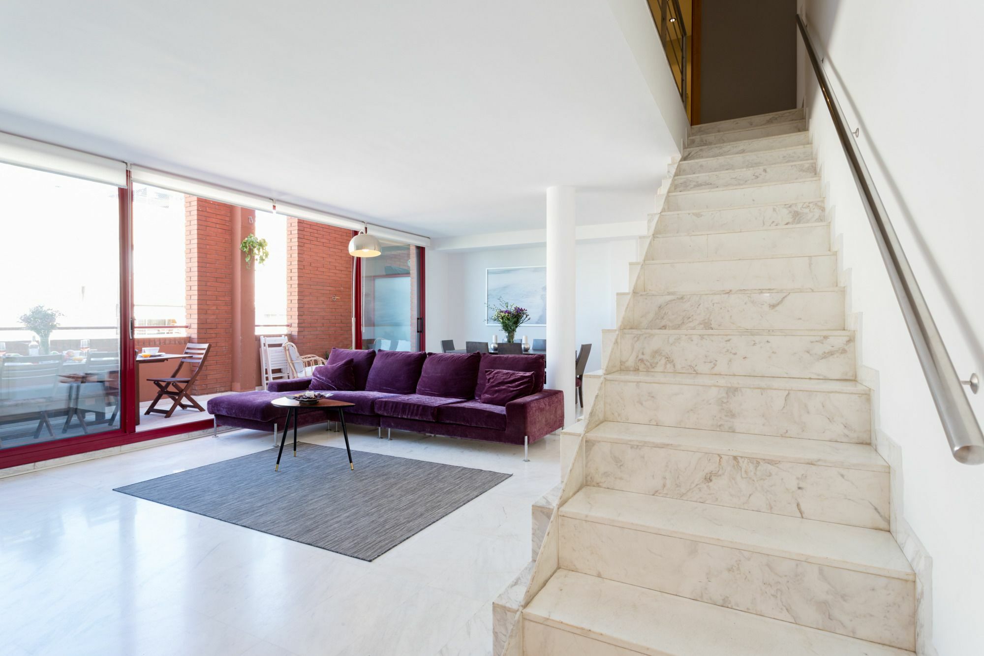 Unique Rentals - Stylish Seafront Duplex Barcelona Kültér fotó