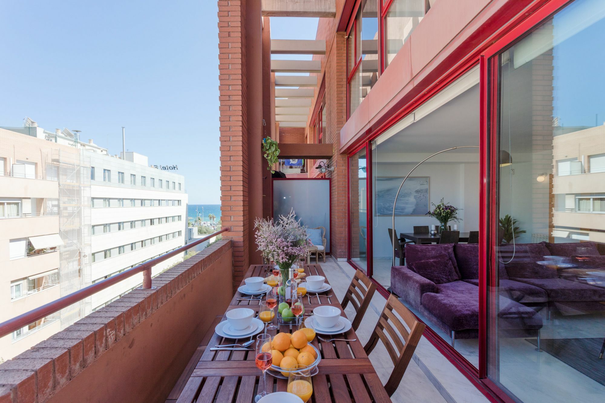 Unique Rentals - Stylish Seafront Duplex Barcelona Kültér fotó