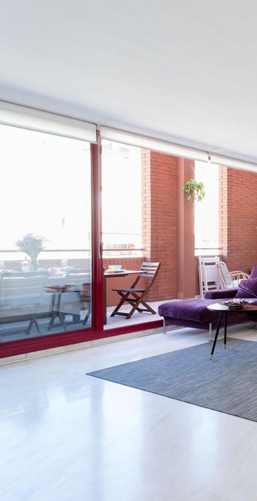 Unique Rentals - Stylish Seafront Duplex Barcelona Kültér fotó